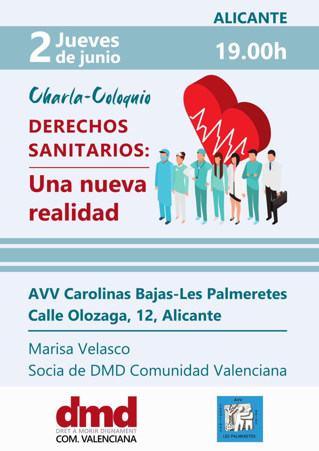Charla sobre Derechos Sanitarios - Alicante 2 de junio