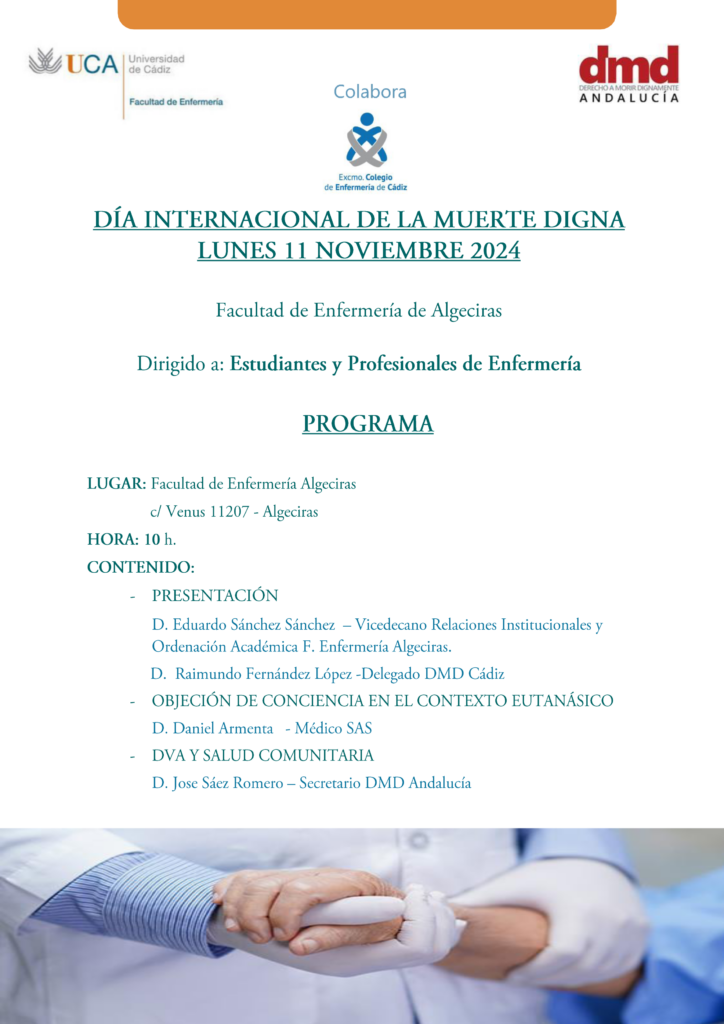 20241111 Enfermería Algeciras DÍA INTERNACIONAL DE LA MUERTE DIGNA ...