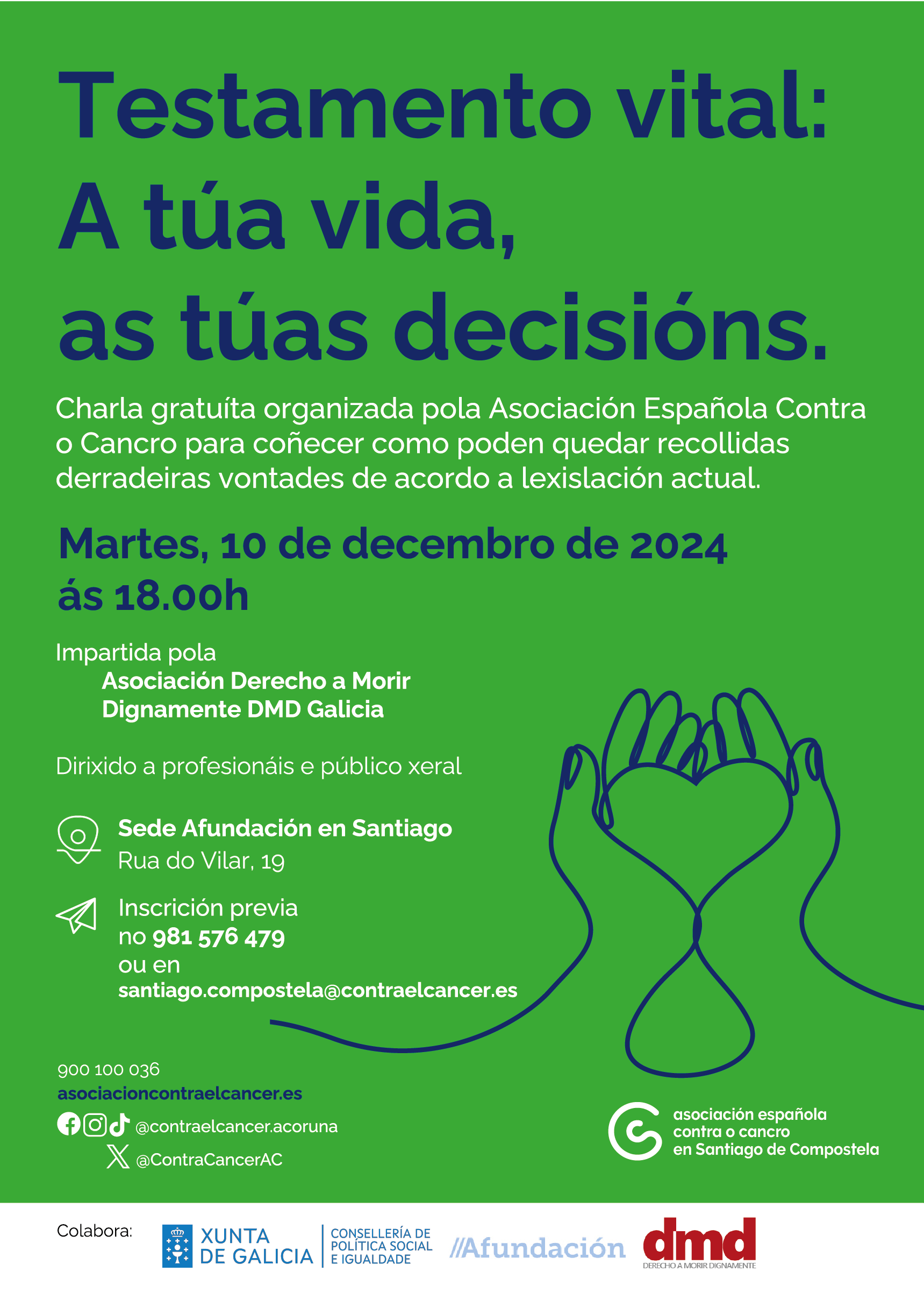 Charla: Testamento Vital: Tu Vida, Tus Decisiones | Derecho A Morir ...