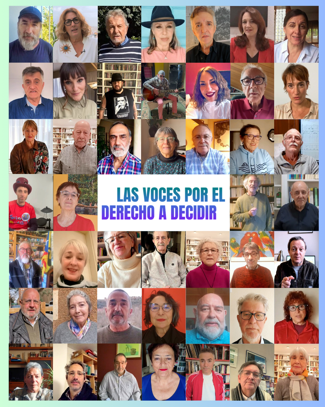 Fotos de famosos y colaboradores en el cuarenta aniversario